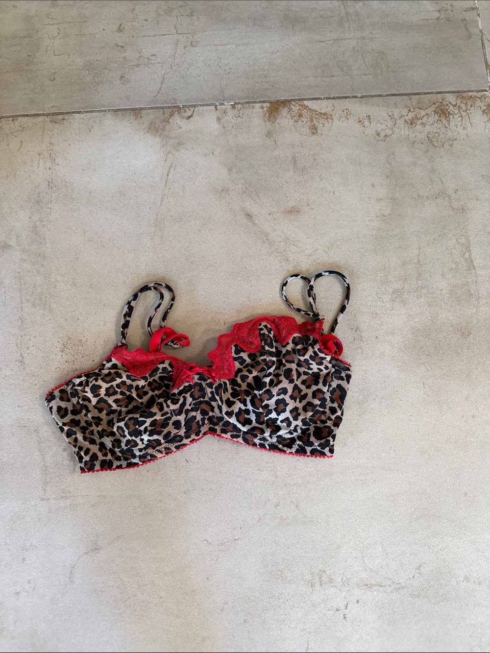 Cassandra Leopard Bra